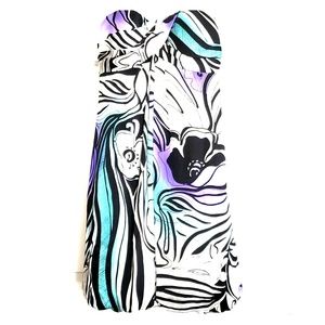 Cache strapless cocktail dress